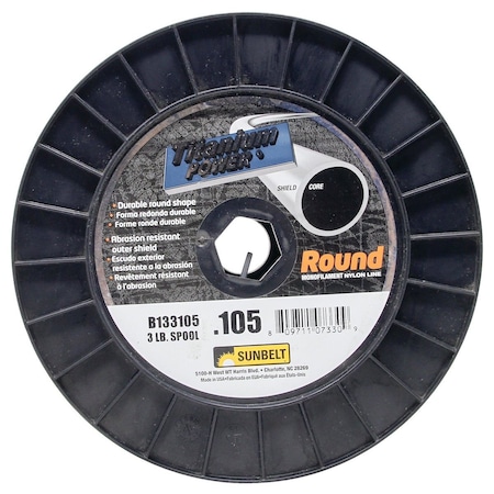A & I Products Titanium Power Trimmer Line, .105" round 6.25" x6.25" x6.25" A-B133105